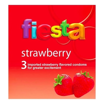 FIESTA Kondom Strawberry 3s