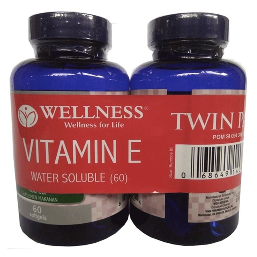 Natural Vitamin E 400 IU Water Soluble 60s