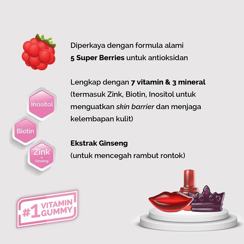 Youvit Beauti+ 7 Hari dengan Ginseng, Biotin dan Vitamin E 28g