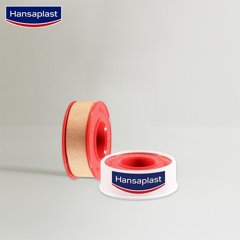 Hansaplast Roll Kain 1.25cm x 5m - Plester Berdaya Rekat yang Kuat