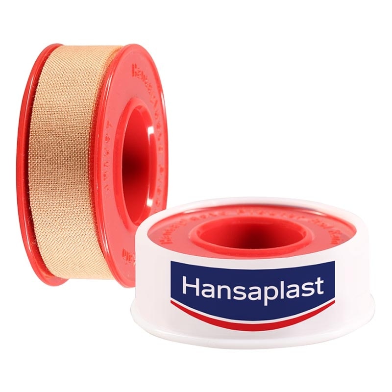 Hansaplast Roll Kain 1.25cm x 5m - Plester Berdaya Rekat yang Kuat