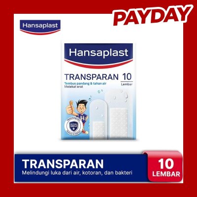 HANSAPLAST Hansaplast Transparent 10's - Plester Tembus Pandang & Anti Air