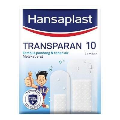 HANSAPLAST Hansaplast Transparent 10's - Plester Tembus Pandang & Anti Air