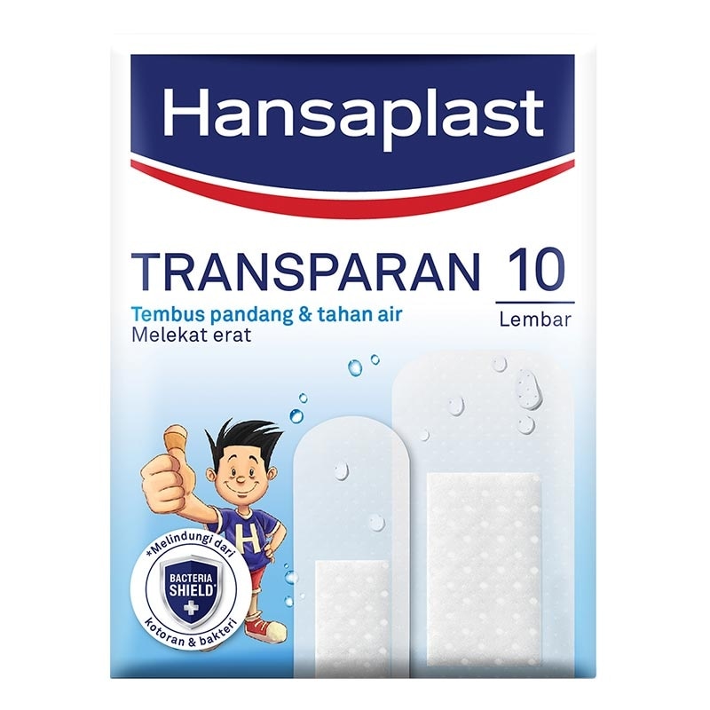 Hansaplast Transparent 10's - Plester Tembus Pandang & Anti Air