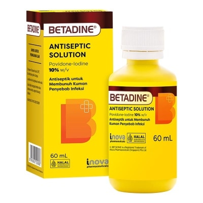 BETADINE Solution - Betadine Obat Luka 60ml