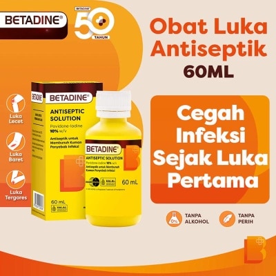 BETADINE - Antiseptic Solution 60ml