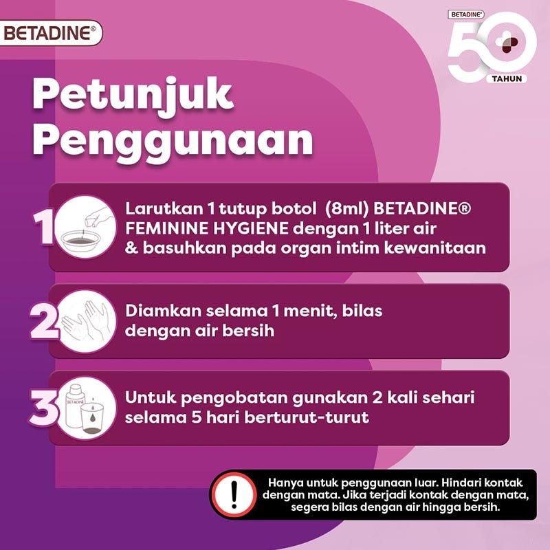 Feminine Hygiene 60ml - Betadine Feminine Wash