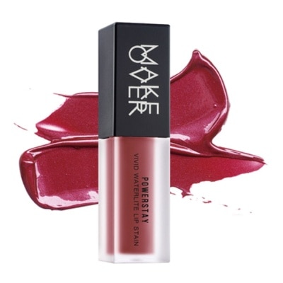 MAKE OVER Make Over Powerstay Vivid Waterlite Lip Stain A03 Kiss Bang 5.5g