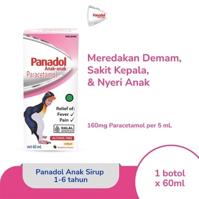 PANADOL Anak Sirup 1-6 Tahun Rasa Raspberry 60ml