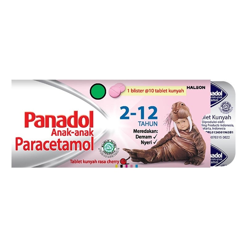 Anak Chewable 2-12 Tahun Tablet Kunyah 10'S (Strip)