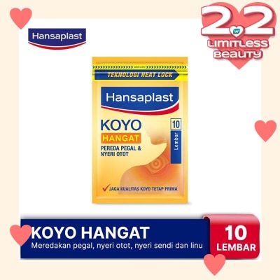 HANSAPLAST Hansaplast Koyo Hangat Resealable 10 Strip