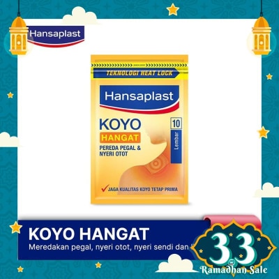 HANSAPLAST Hansaplast Koyo Hangat Resealable 10 Strip