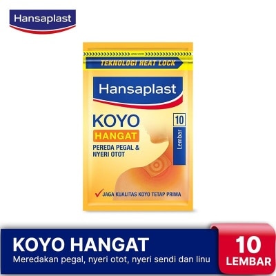 HANSAPLAST Hansaplast Koyo Hangat Resealable 10's - Pereda Nyeri Pegal & Linu