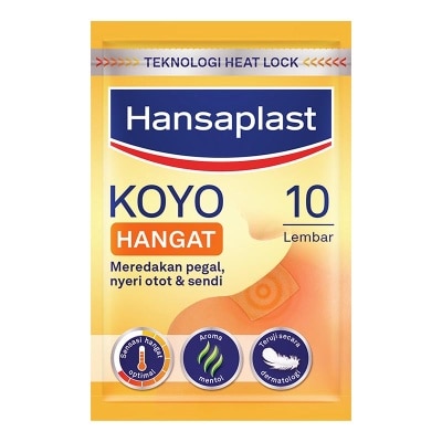 HANSAPLAST Hansaplast Koyo Hangat Resealable 10's - Pereda Nyeri Pegal & Linu