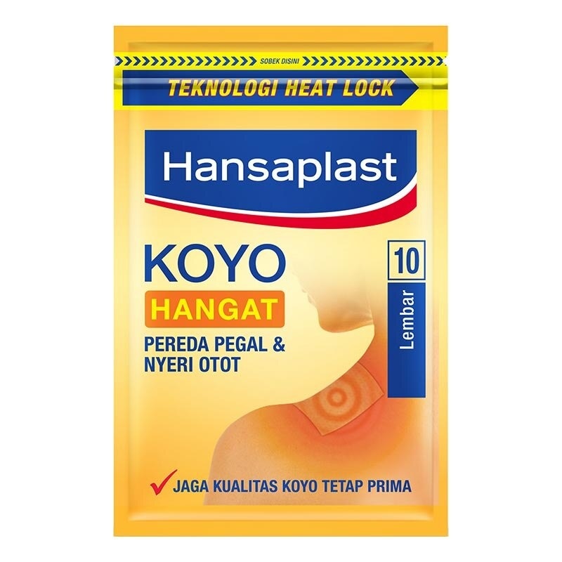 Hansaplast Koyo Hangat Resealable 10's - Pereda Nyeri Pegal & Linu