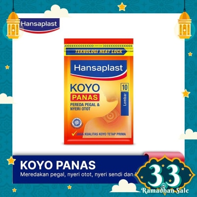 HANSAPLAST Hansaplast Koyo Panas Resealable 10 Strip