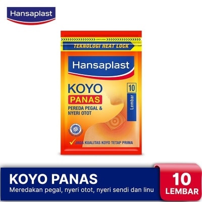 HANSAPLAST Hansaplast Koyo Panas Resealable 10's - Pereda Nyeri Pegal & Linu