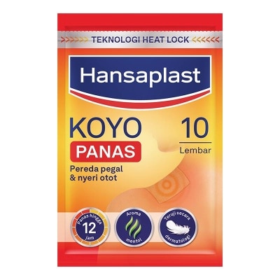 HANSAPLAST Hansaplast Koyo Panas Resealable 10's - Pereda Nyeri Pegal & Linu