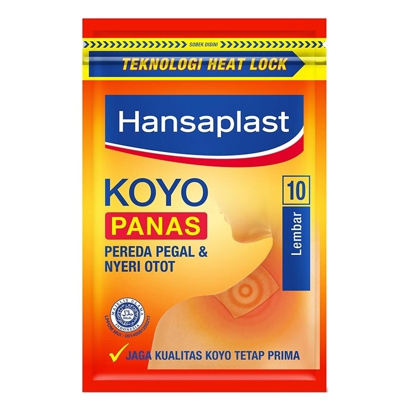 Hansaplast Koyo Panas Resealable 10's - Pereda Nyeri Pegal & Linu