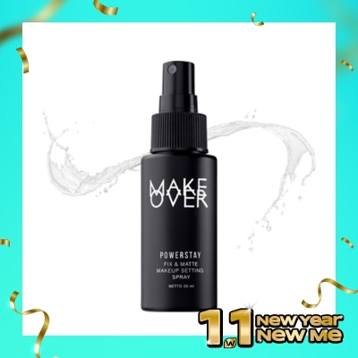 MAKE OVER Powerstay Fix & Matte Set Spray 50ml