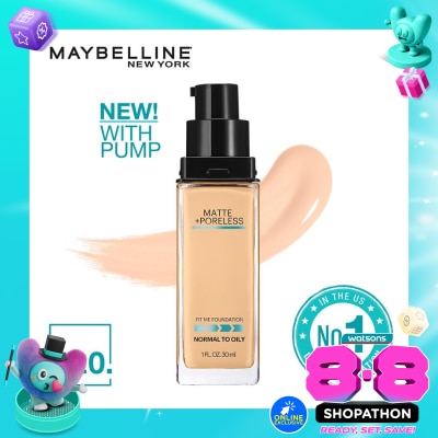 MAYBELLINE - Fit Me! Matte + Poreless Foundation 120 Classic Ivory image