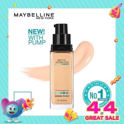 MAYBELLINE - Fit Me! Matte + Poreless Foundation 120 Classic Ivory