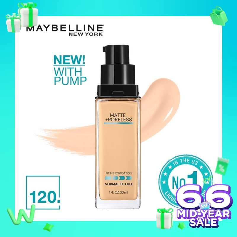Maybelline Fit Me! Matte + Poreless Liquid Matte Foundation