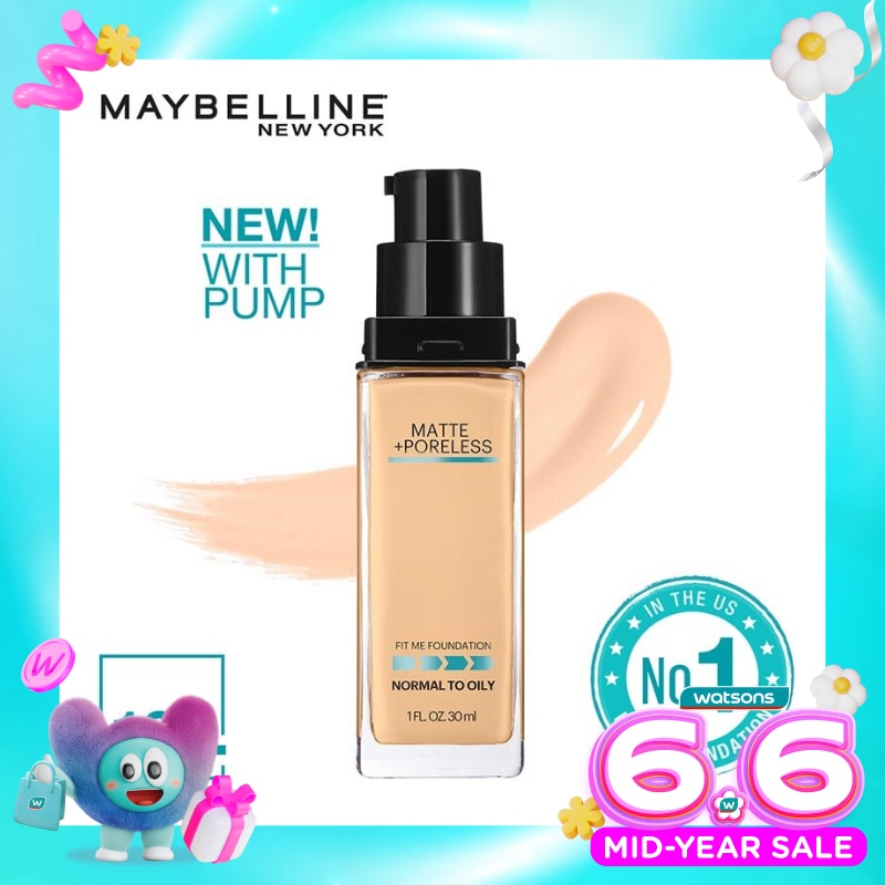 Fit Me! Matte + Poreless Foundation 120 Classic Ivory