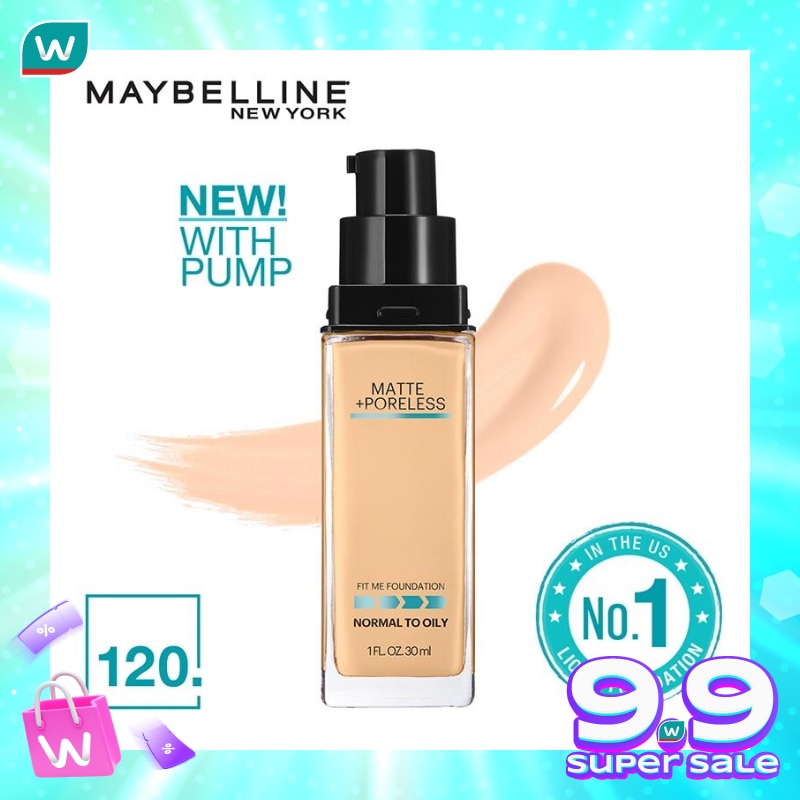 Maybelline Fit Me! Matte + Poreless Liquid Matte Foundation
