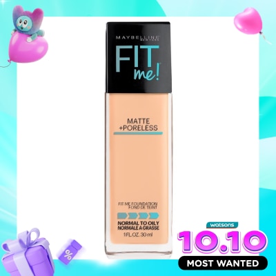 MAYBELLINE Fit Me! Matte + Poreless Foundation 125 Nude Beige image