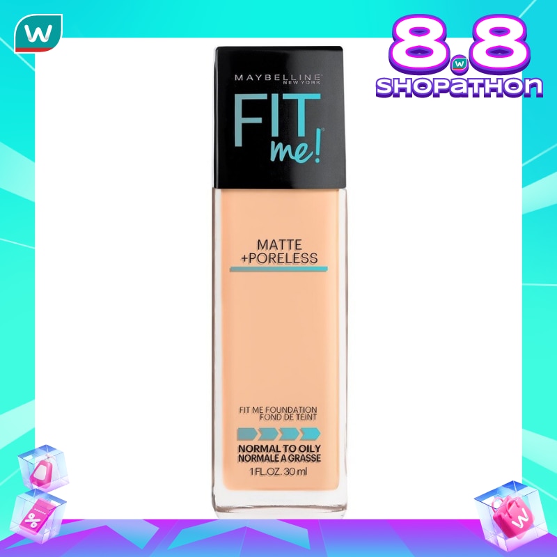Fit Me! Matte + Poreless Foundation 125 Nude Beige