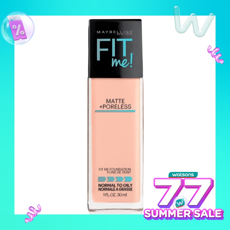 Fit Me! Matte + Poreless Foundation 128 Warm Nude