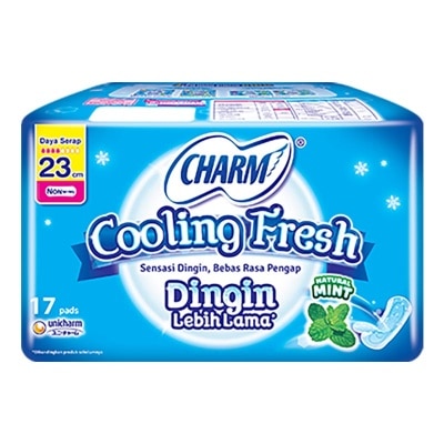 CHARM Cool Fresh Non-Wing 23cm 17'S
