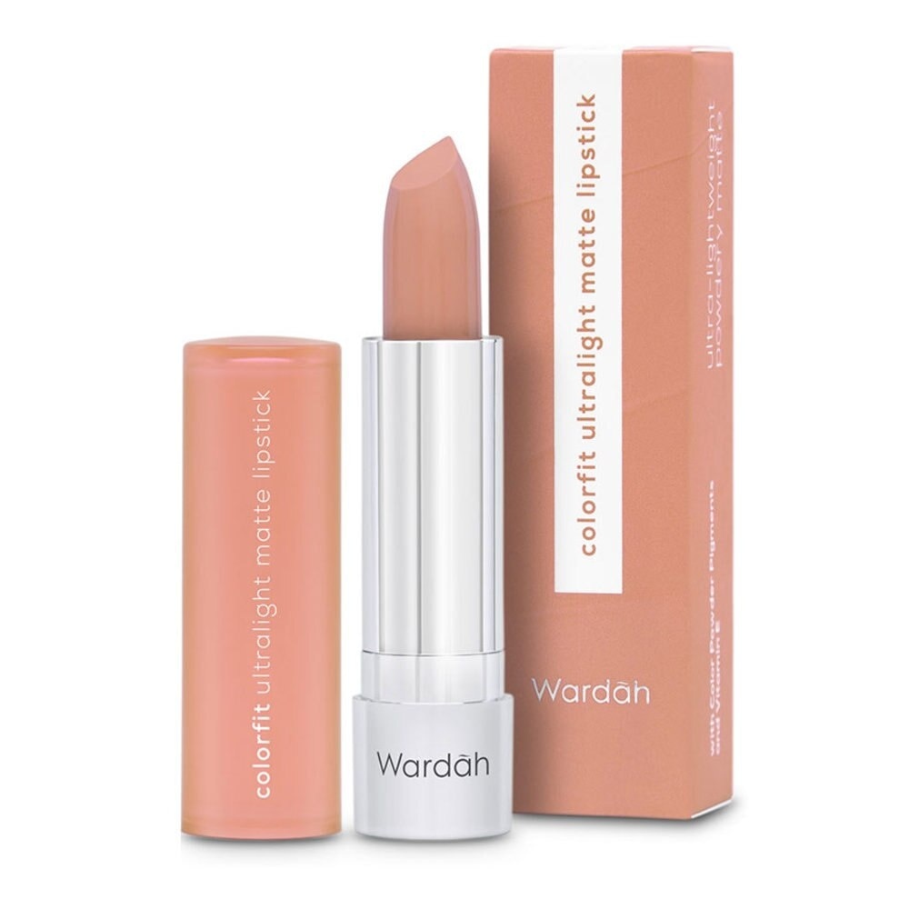 WARDAH Wardah Colorfit Ultralight Matte Lipstick 03 Caramel Nude 4g