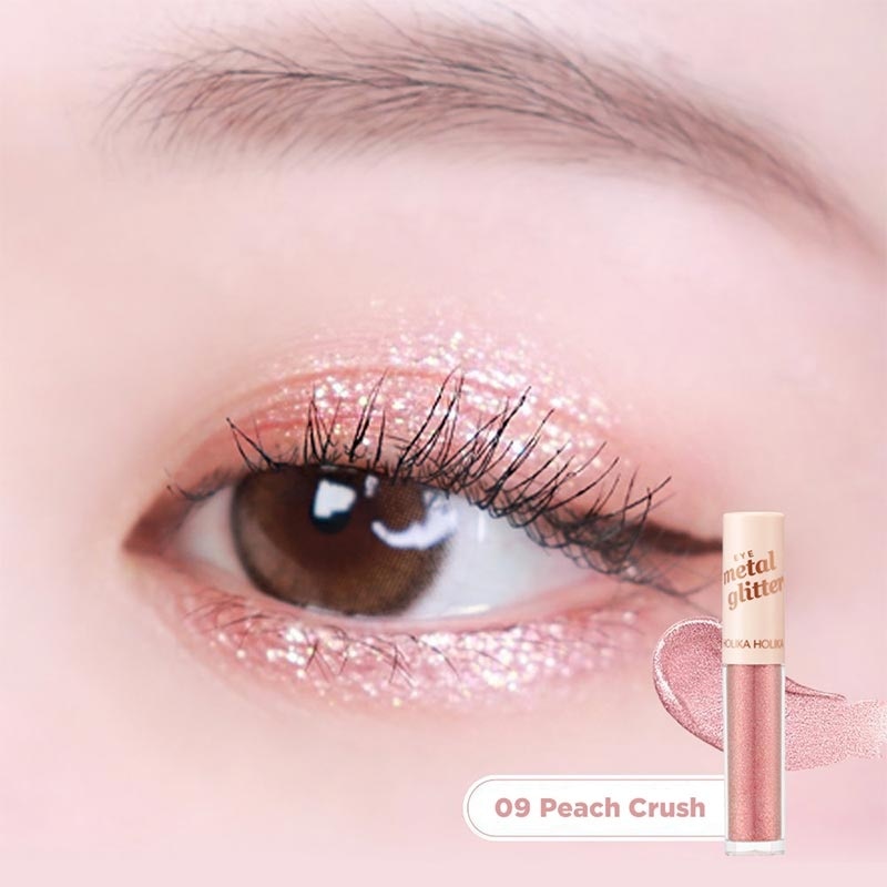 Holika Holika Eye Metal Glitter 09 Peach Crush 3.5g