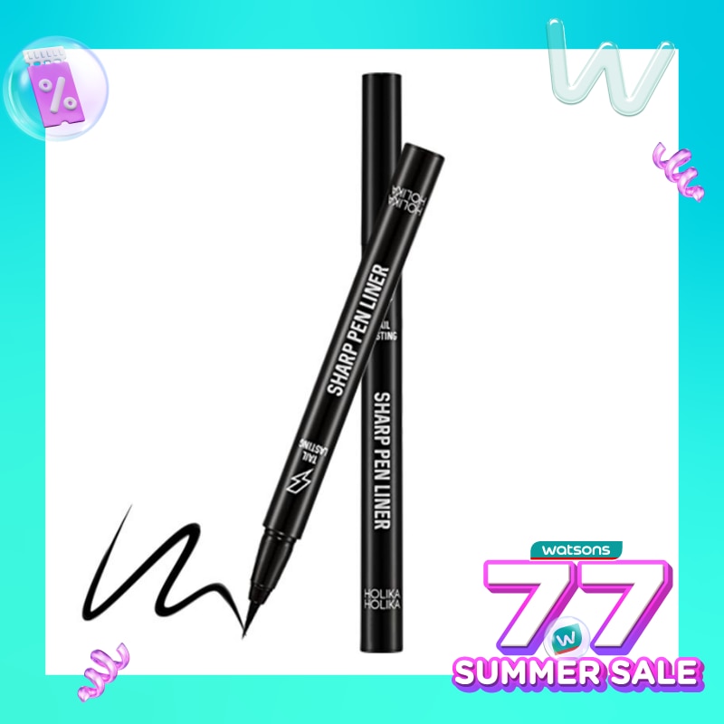 Holika Holika Tail Lasting Sharp Pen Liner 01 Ink Black 3.5g