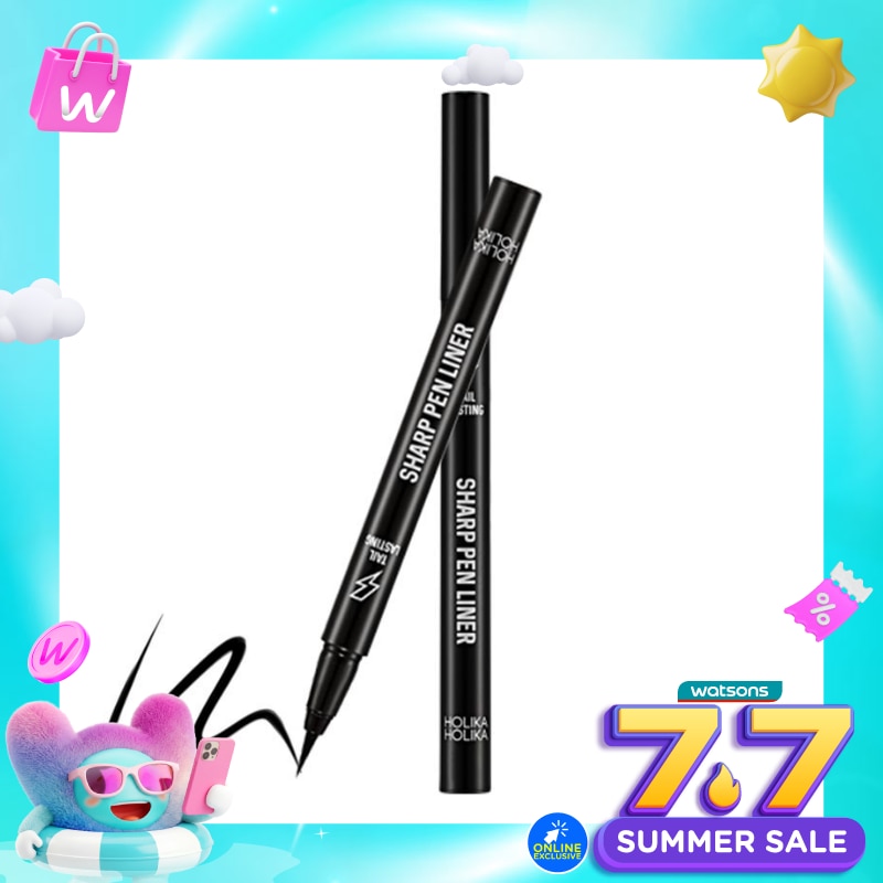 HOLIKA2 TAIL SHARP LINER 01 INK BLACK