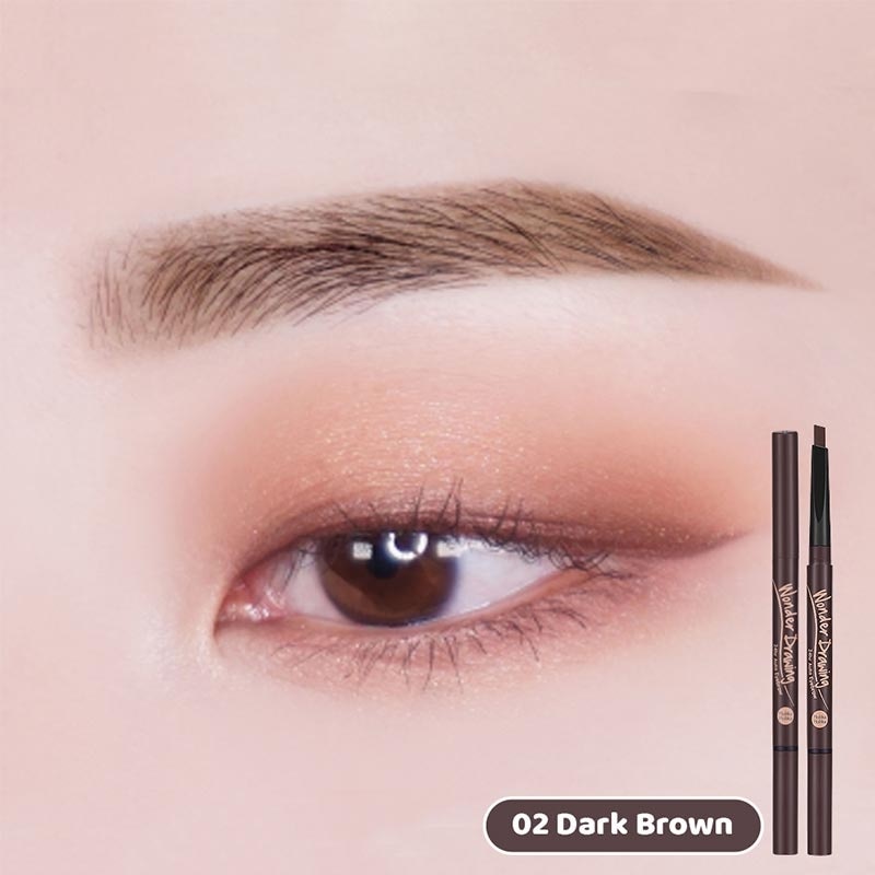 HOLIKA2 WD 24HR  EYEBROW 02 DARK BROWN