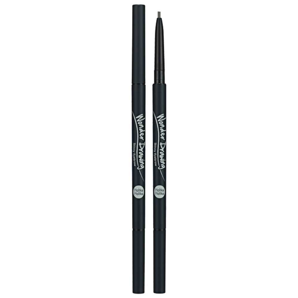 Holika Holika Wonder Drawing Skinny Eyebrow 01 Grey Black 0.05g
