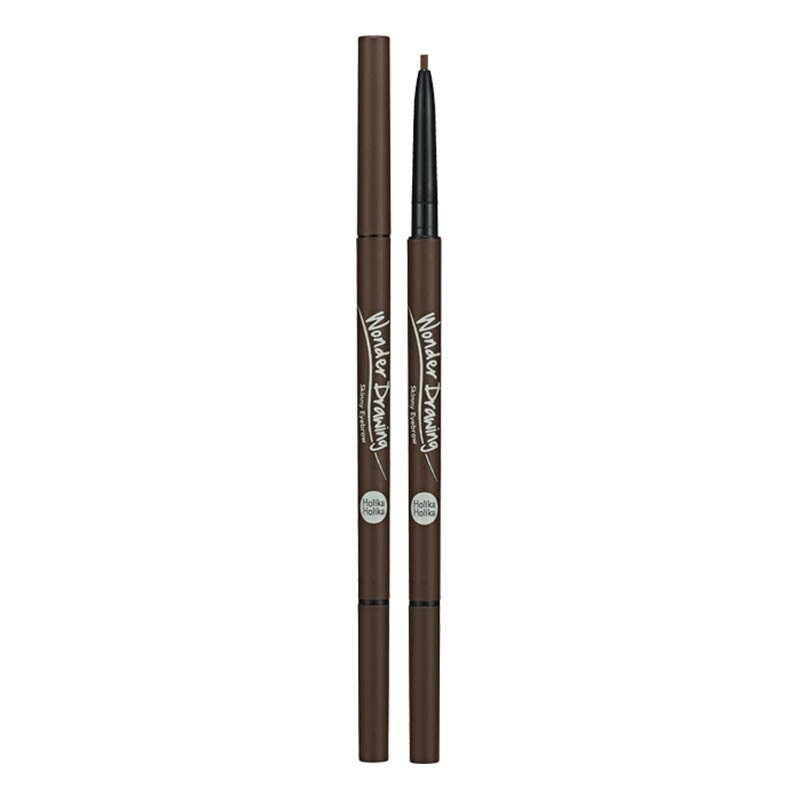 Holika Holika Wonder Drawing Skinny Eyebrow 01 Ash Black 0.05g