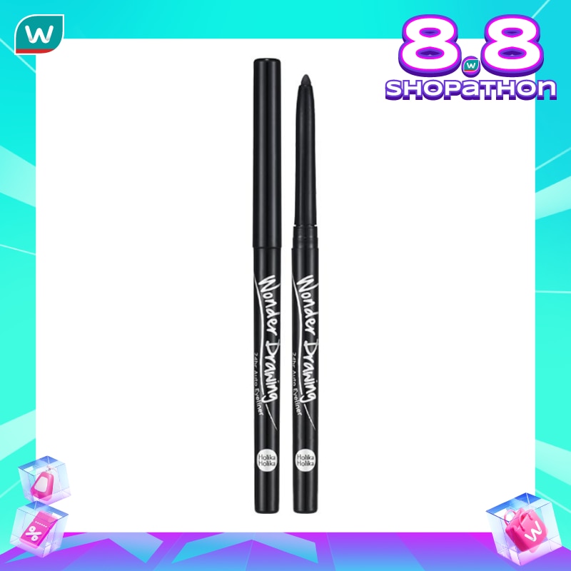 Holika Holika Wonder Drawing 24Hr Auto Eyeliner 01 Black 0.05g
