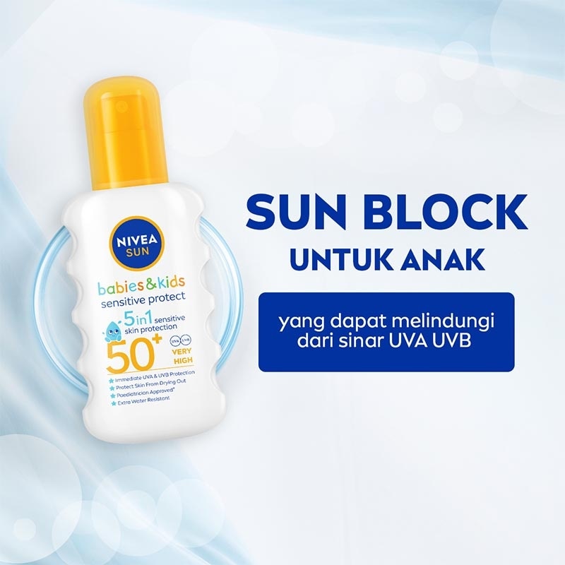 Nivea Sun Kids Body Serum Extra Protect Ultra Sensitive  SPF 50+  200ml - Sunscreen bayi anak sensitif