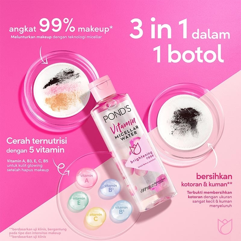 Ponds Rose Micellar Water 235ml