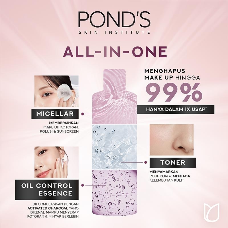 Ponds Charcoal Micellar Water 100ml