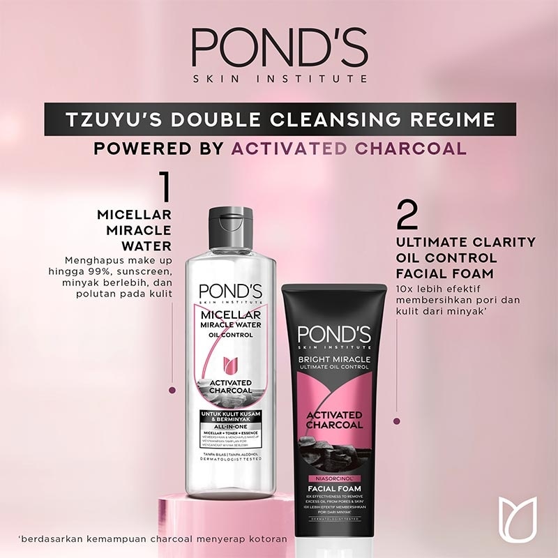 Ponds Charcoal Micellar Water 100ml