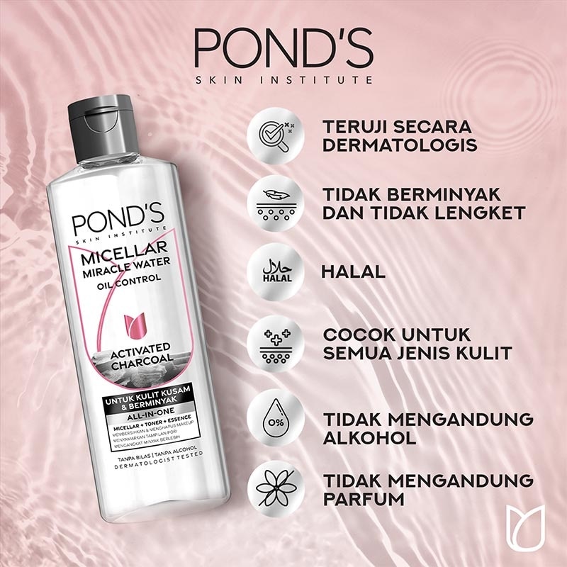 Ponds Charcoal Micellar Water 100ml