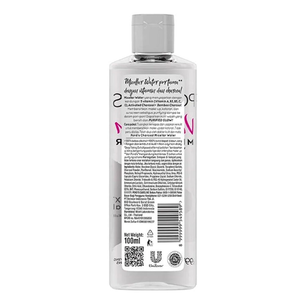 Ponds Charcoal Micellar Water 100ml