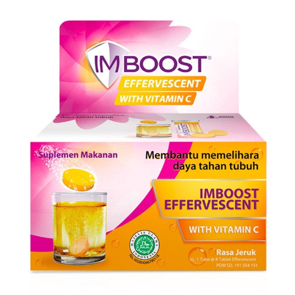 Effervescent Tablet with Vitamin C 8s