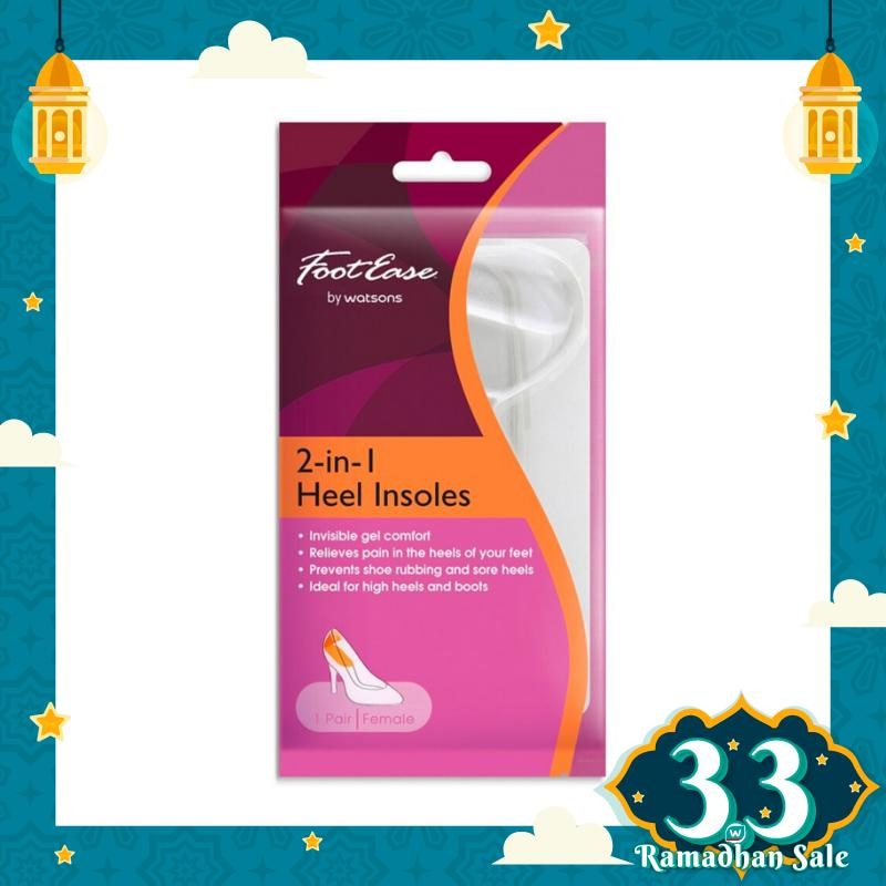 Footease By Watsons 2-in-1 Heel Insoles