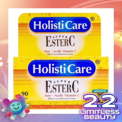 HOLISTICARE Super Ester C Non-Acidic Vitamin C Holisticare Ester C 90 Tablet